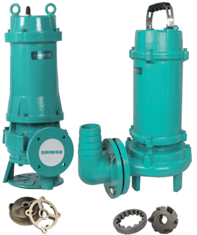 Погружной дренажный насос серии WQ-QG, Shimge