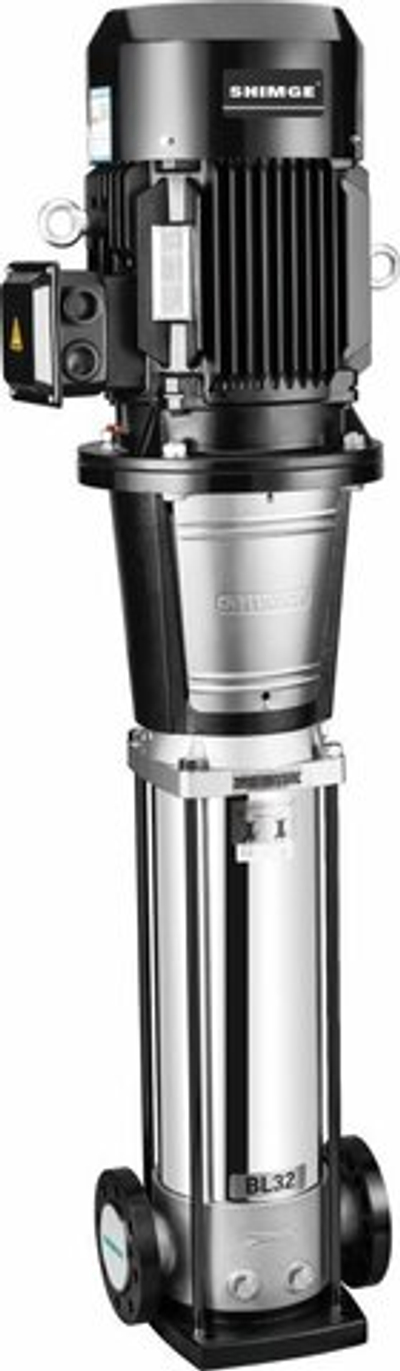 BLT Вертикальный многоступенчатый центробежный насос из чугуна, DN65 (до +68°С) для воды